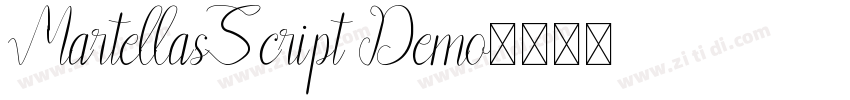 MartellasScript Demo字体转换